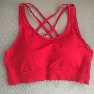Alphalete Rival Bra Formula Red